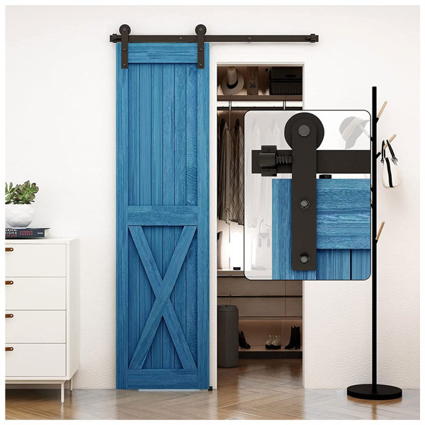OSP Mana Single Sliding Barn Door Hardware Wayfair Canada
